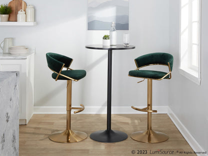 Majestic Office Furniture Adjustable Barstool - Set of 2