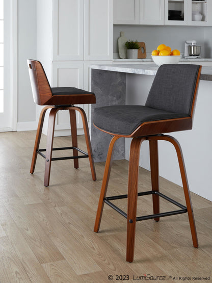 Majestic Office Furniture 24" Fixed-Height Counter Stool - Set of 2