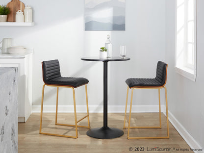 Majestic Office Furniture Mara 26" Fixed-Height Counter Stool - Set of 2