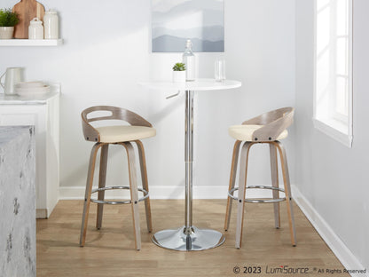 Majestic Office Furniture 30" Fixed-Height Barstool - Set of 2