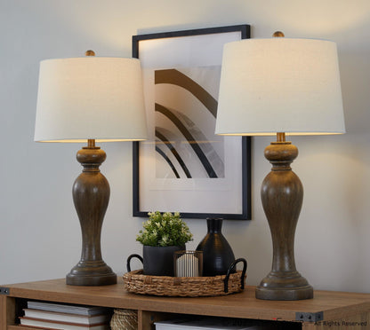 Majestic Office Furniture 31" Polyresin Table Lamp - Set of 2