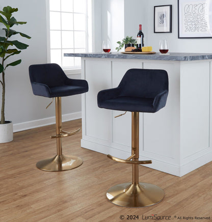 Majestic Office Furniture Adjustable Barstool - Set of 2