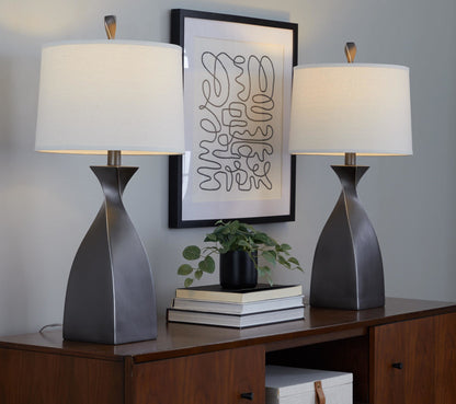 Majestic Office Furniture 30" Polyresin Table Lamp - Set of 2