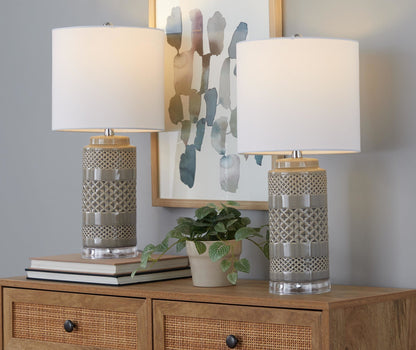 Lumisource Casa 21" Ceramic Table Lamp - Set of 2