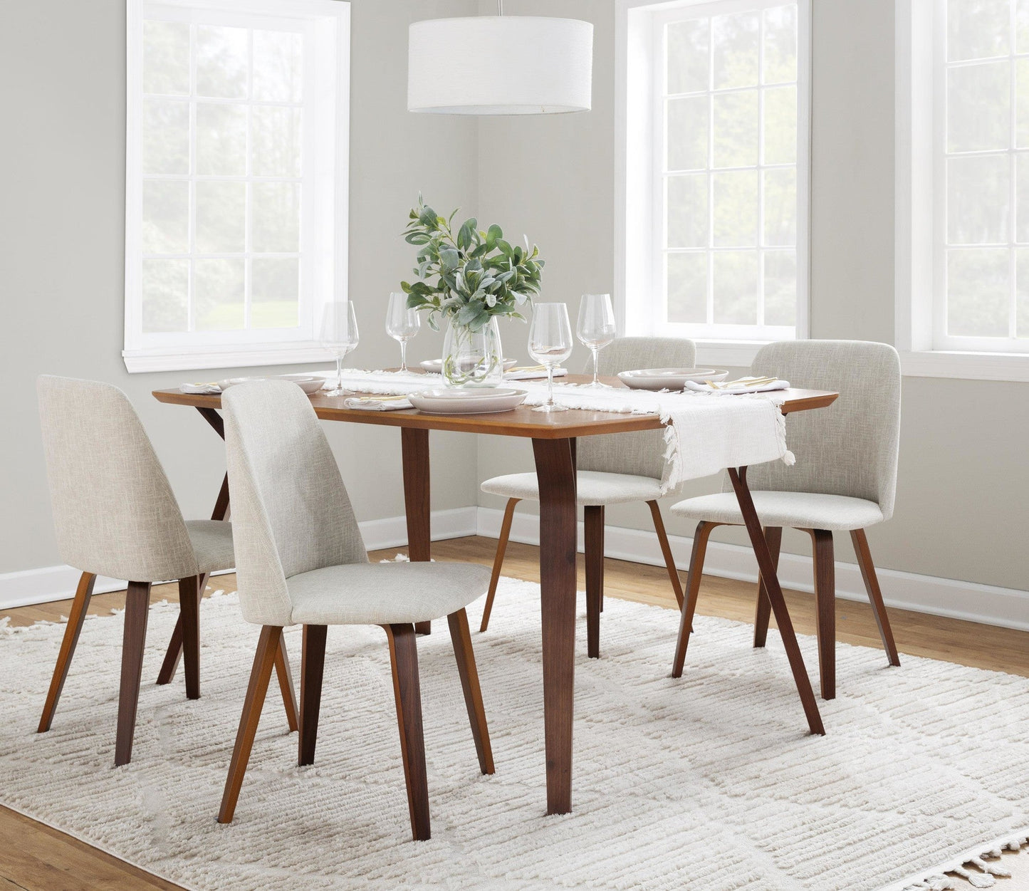 Lumisource Folia-toriano Dining Set - 5 Piece