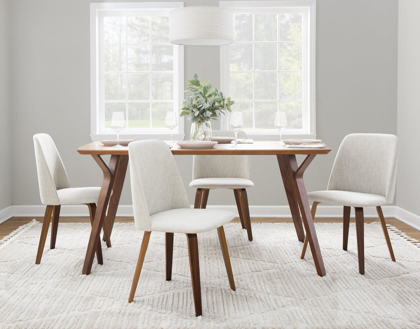 Lumisource Folia-toriano Dining Set - 5 Piece