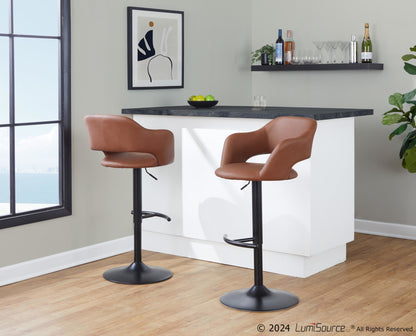 Majestic Office Furniture Adjustable Barstool - Set of 2