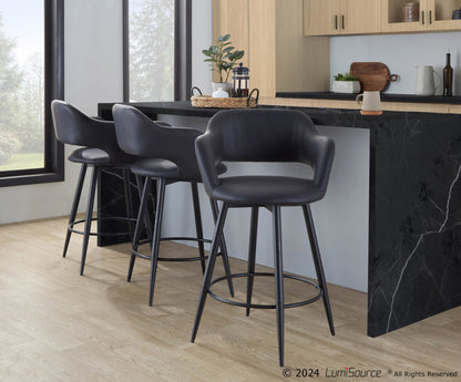Majestic Office Furniture 26" Fixed-Height Counter Stool - Set of 2