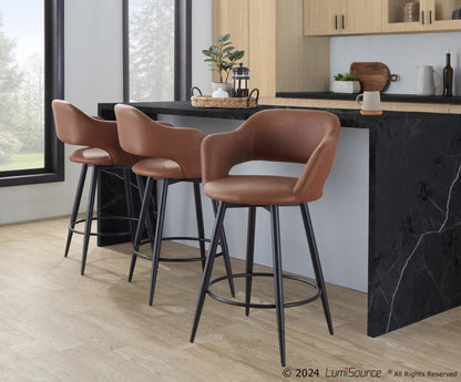 Majestic Office Furniture 26" Fixed-Height Counter Stool - Set of 2