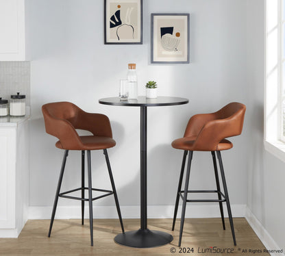 Majestic Office Furniture 30" Fixed-Height Barstool - Set of 2