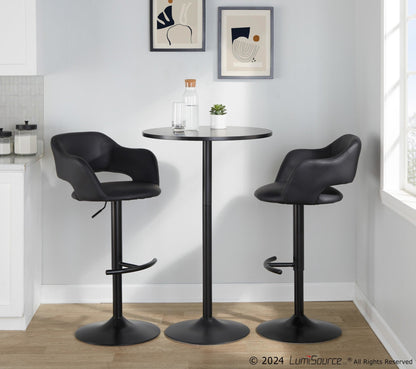 Majestic Office Furniture Adjustable Barstool - Set of 2
