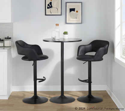 Majestic Office Furniture Adjustable Barstool - Set of 2