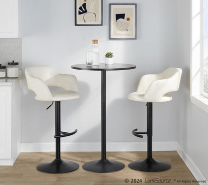 Majestic Office Furniture Adjustable Barstool - Set of 2