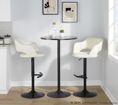 Majestic Office Furniture Adjustable Barstool - Set of 2