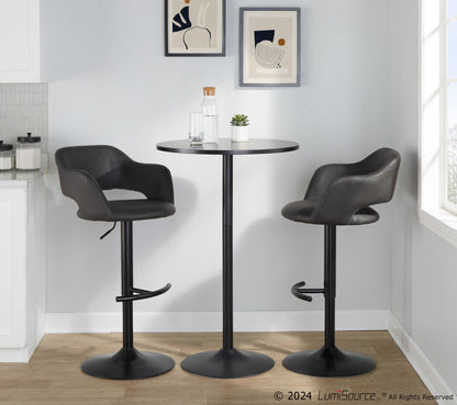 Majestic Office Furniture Adjustable Barstool - Set of 2