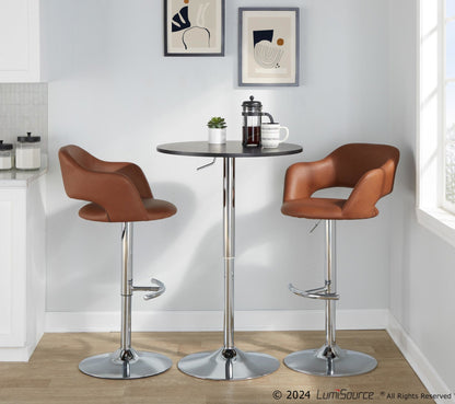 Majestic Office Furniture Adjustable Barstool - Set of 2