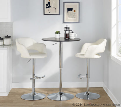 Majestic Office Furniture Adjustable Barstool - Set of 2