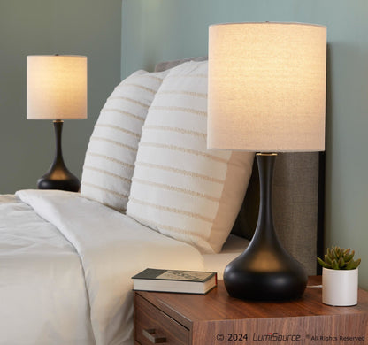 Majestic Office Furniture 24" Metal Table Lamp - Set of 2