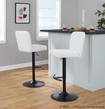 Majestic Office Furniture Adjustable Barstool - Set of 2