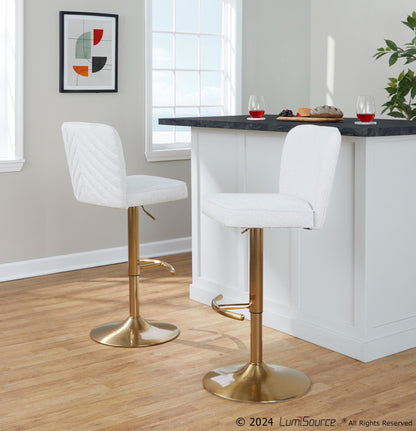Majestic Office Furniture Adjustable Barstool - Set of 2
