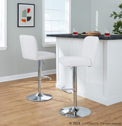 Majestic Office Furniture Adjustable Barstool - Set of 2