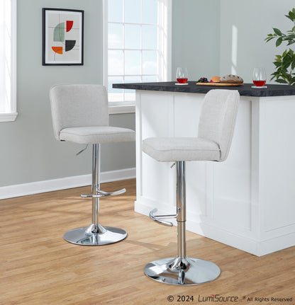 Majestic Office Furniture Adjustable Barstool - Set of 2