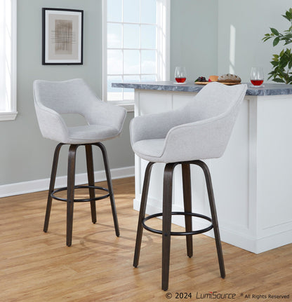 Majestic Office Furniture 30" Fixed-Height Barstool - Set of 2
