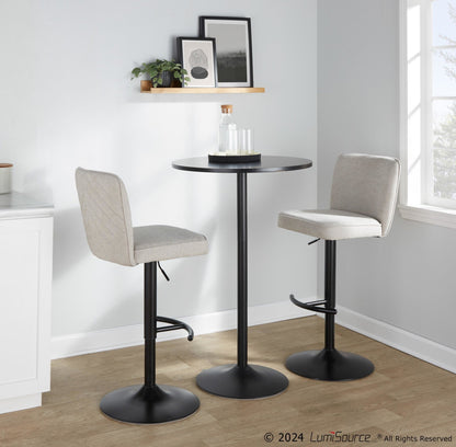 Majestic Office Furniture Adjustable Barstool - Set of 2