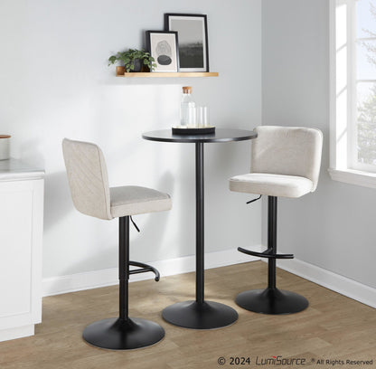 Majestic Office Furniture Adjustable Barstool - Set of 2