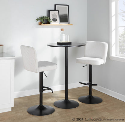 Majestic Office Furniture Adjustable Barstool - Set of 2