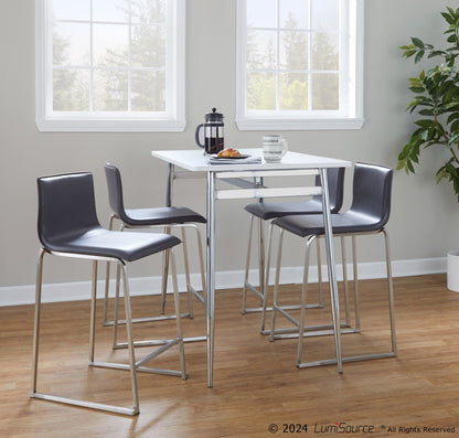 Majestic Office Furniture 26" Fixed-Height Counter Stool - Set of 2
