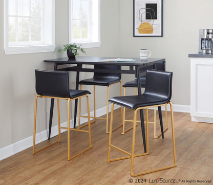 Majestic Office Furniture 26" Fixed-Height Counter Stool - Set of 2