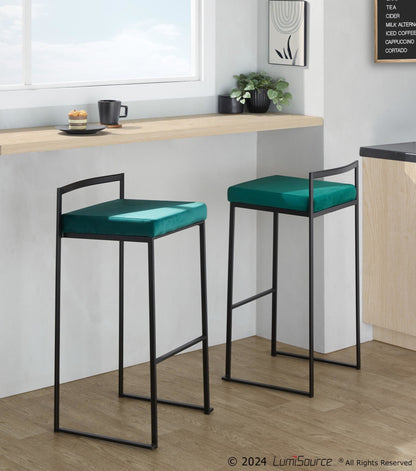 Majestic Office Furniture Stacker Barstool - Set of 2