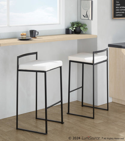 Majestic Office Furniture Stacker Barstool - Set of 2