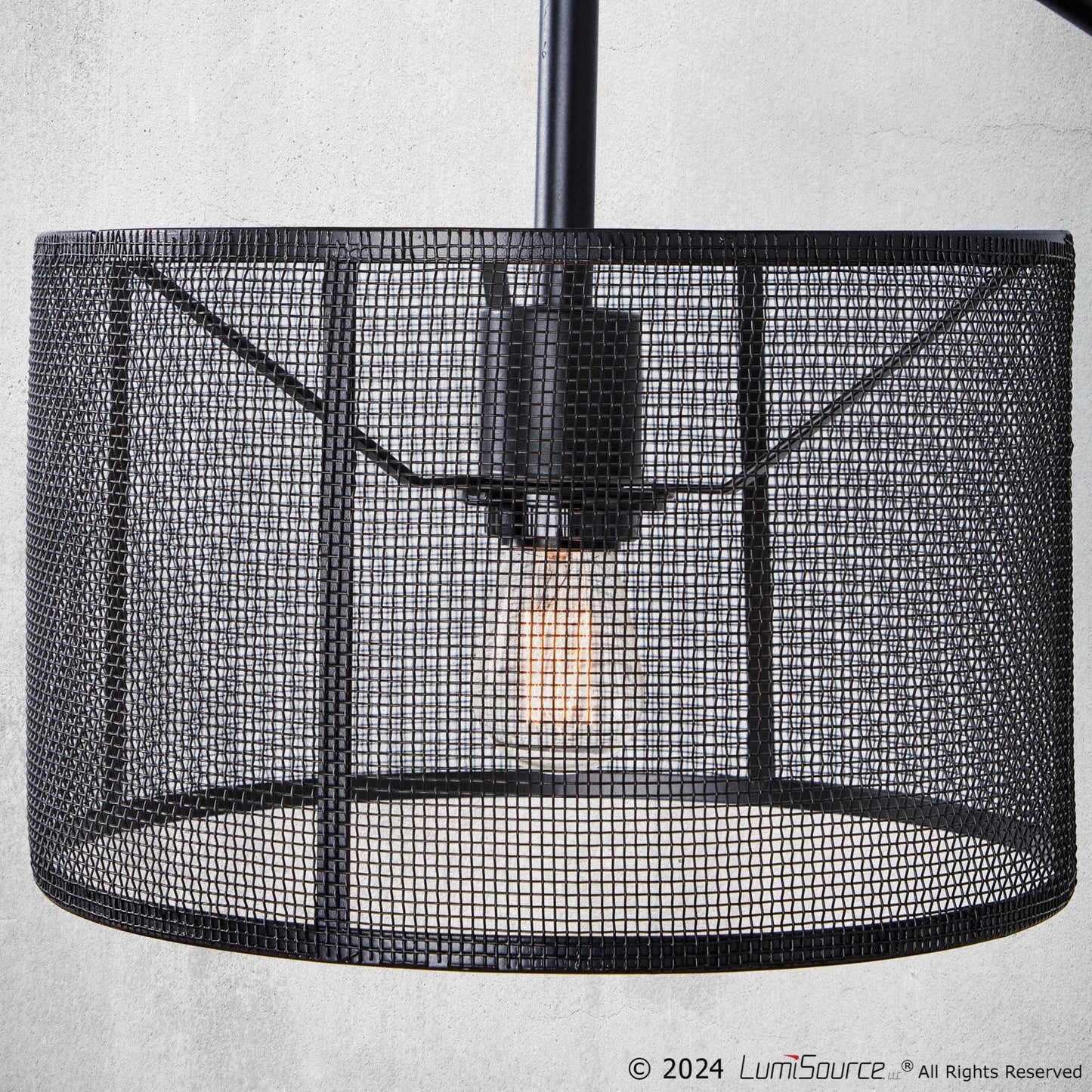 Majestic Office Furniture Mesh 27" Metal Task Lamp with Usb - Set of 2