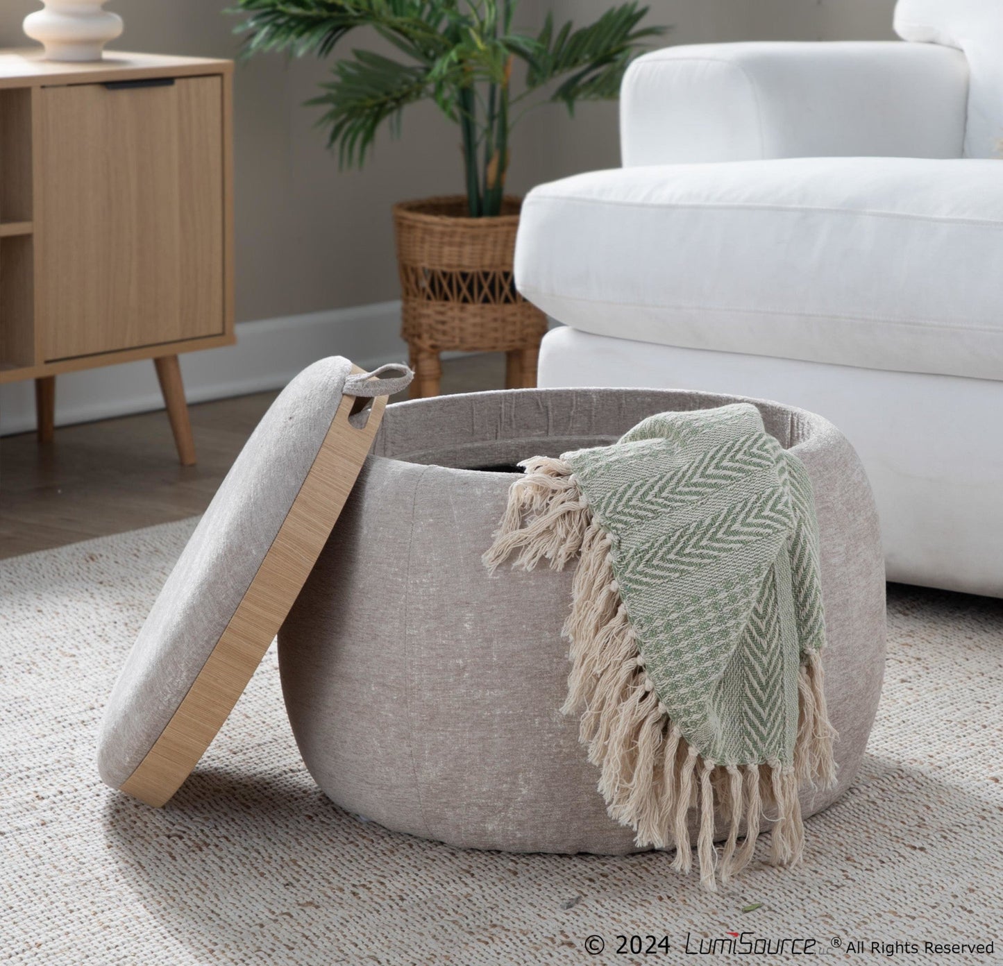 Lumisource Tray Pouf