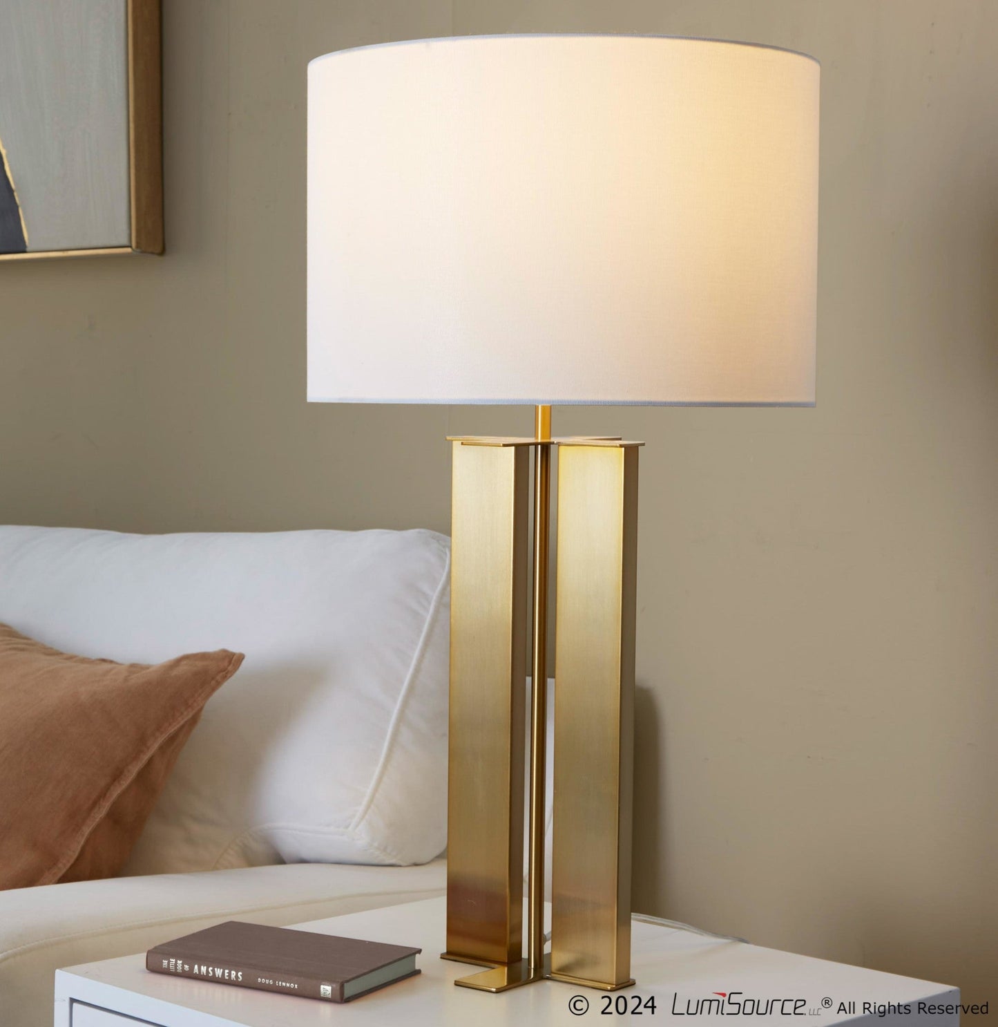 Majestic Office Furniture 28" Metal Table Lamp
