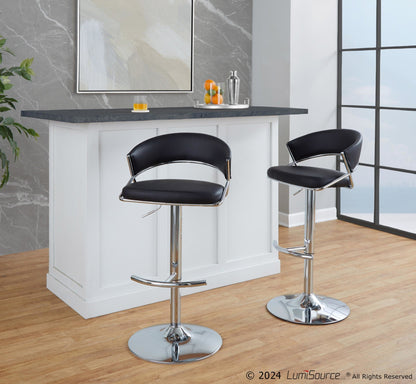Majestic Office Furniture Adjustable Barstool - Set of 2