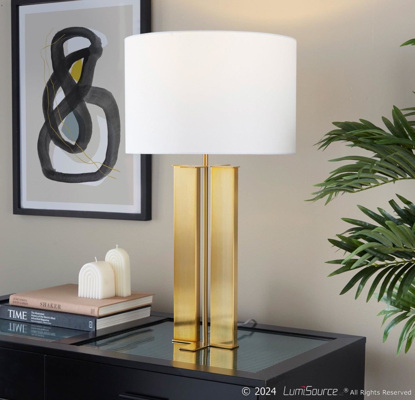 Majestic Office Furniture 28" Metal Table Lamp
