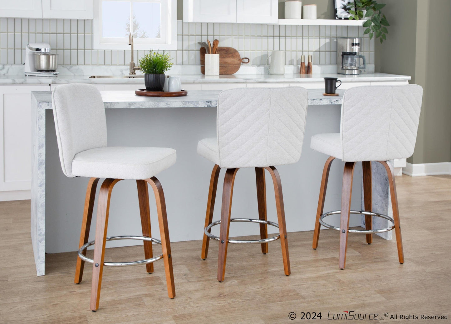 Majestic Office Furniture 26" Fixed-Height Counter Stool - Set of 2