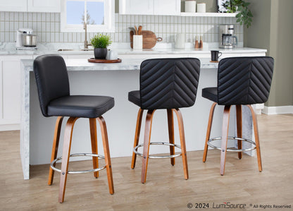 Majestic Office Furniture 26" Fixed-Height Counter Stool - Set of 2