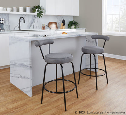 Majestic Office Furniture 26" Fixed-Height Counter Stool - Set of 2
