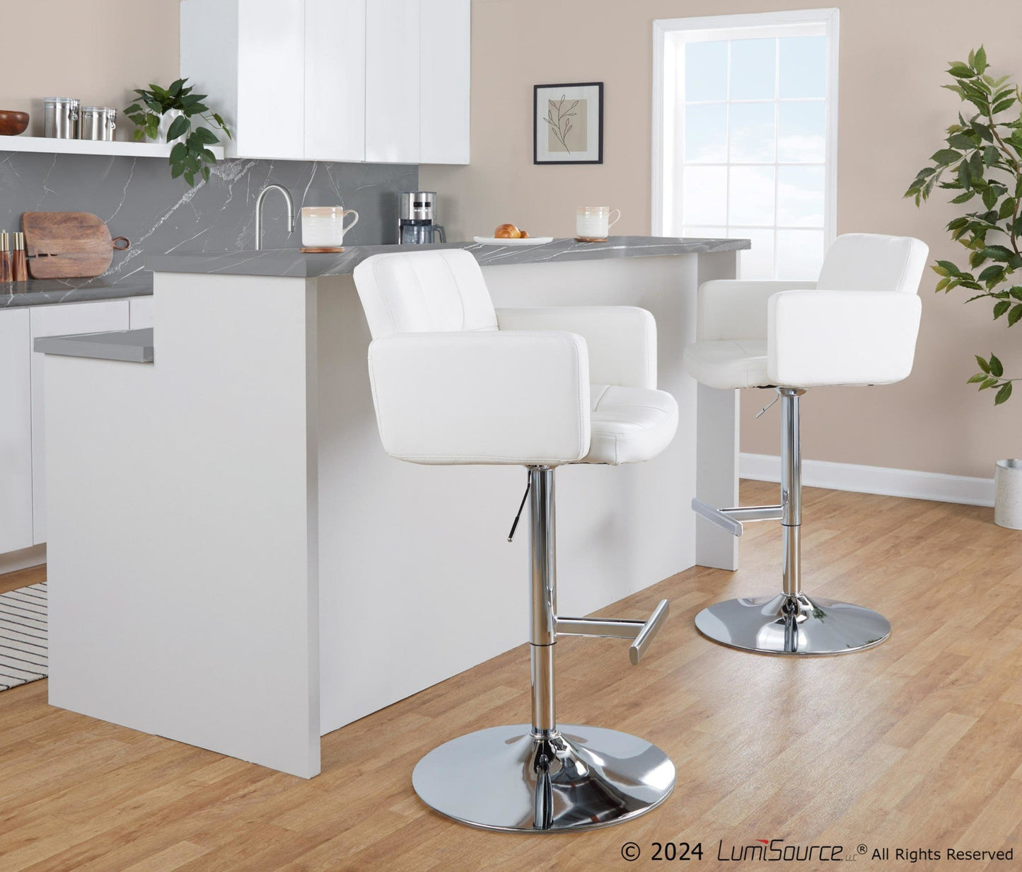 Majestic Office Furniture Adjustable Barstool