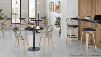 Majestic Office Furniture 26" Fixed-Height Counter Stool - Set of 2