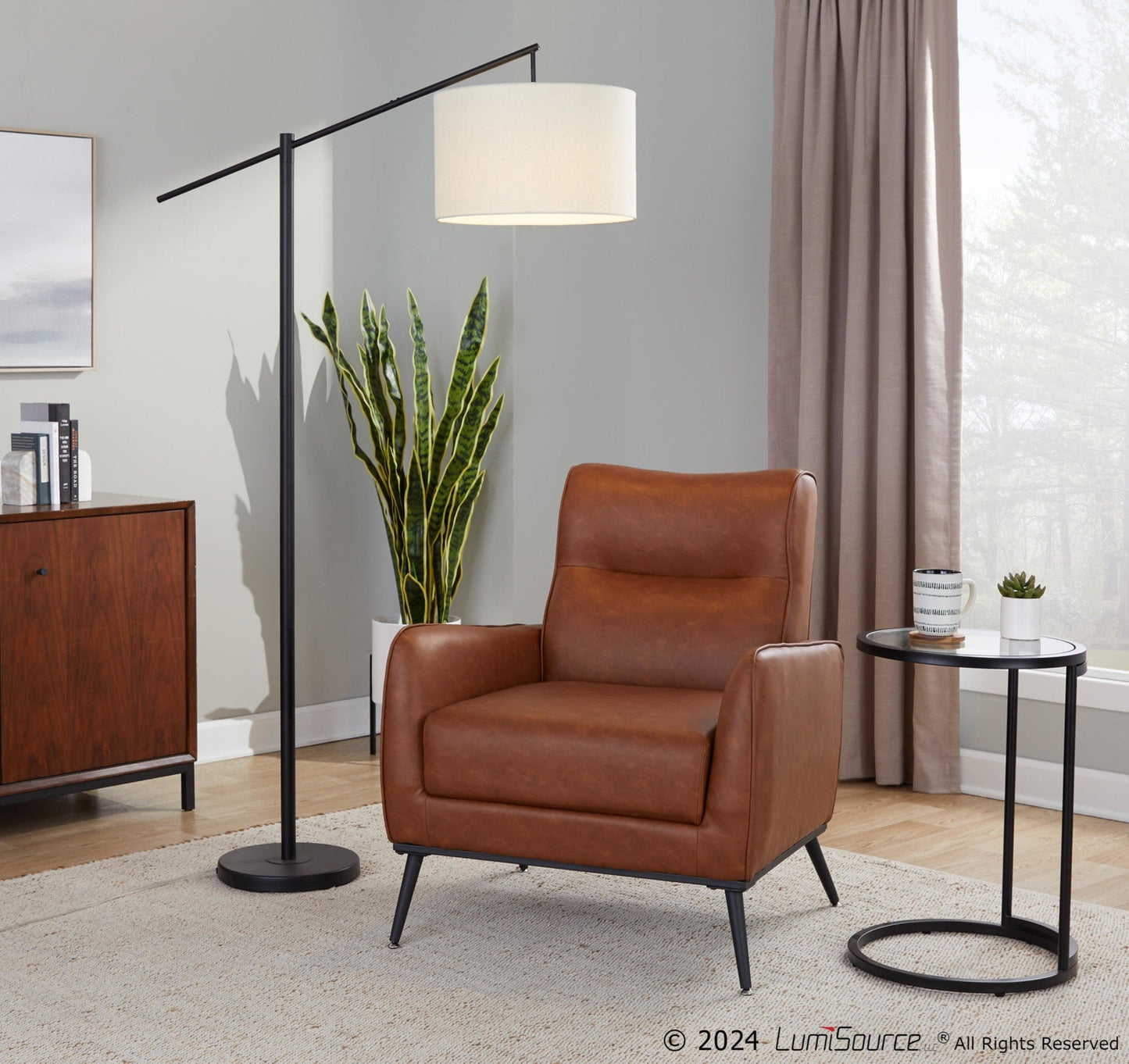 Majestic Office Furniture 69" Metal Floor Lamp