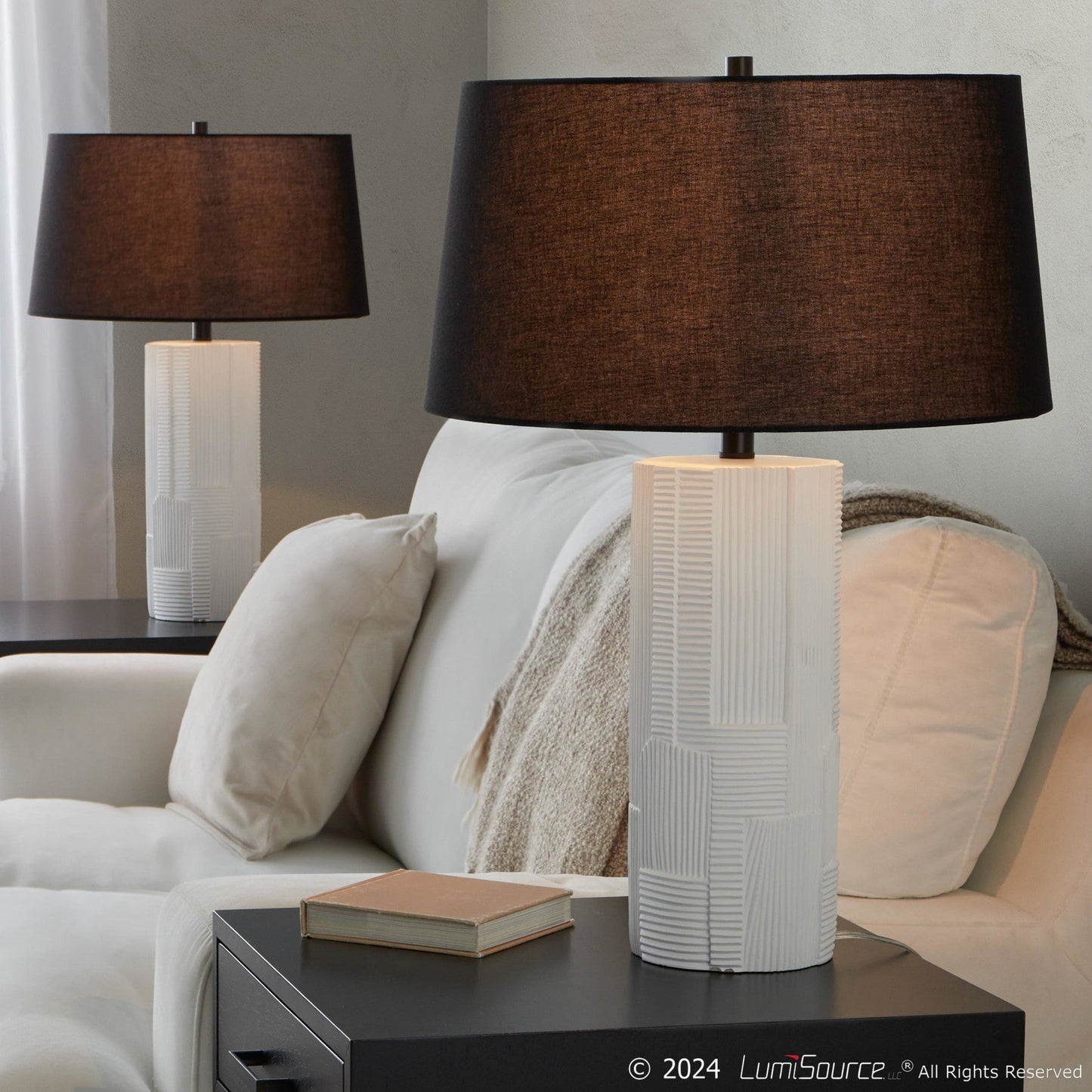 Majestic Office Furniture 26" Polyresin Table Lamp - Set of 2