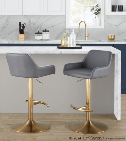 Majestic Office Furniture Adjustable Barstool - Set of 2