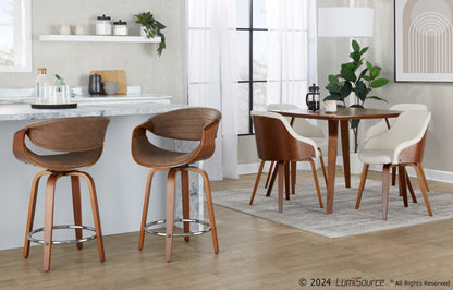 Majestic Office Furniture 24" Fixed-Height Counter Stool - Set of 2