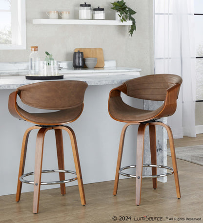 Majestic Office Furniture 26" Fixed-Height Counter Stool - Set of 2