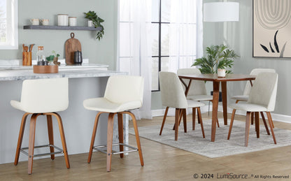 Majestic Office Furniture 24" Fixed-Height Counter Stool - Set of 2